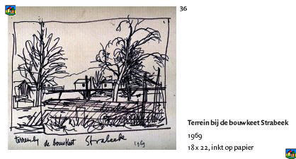 Terrein bij de bouwkeet Strabeek